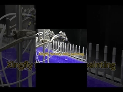 کار روزانه در کارخانه: اسپری رنگ پوشه در رنگ مورد نیاز مشتری.