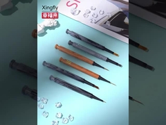 رنگ ناخن برش سر ژل ناخن پولش نقاشی ناخن هنر قلم مناسب با برس قابل تعویض