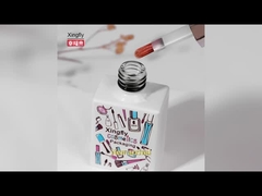 پوشش10 میلی لیتر بطری لاک ناخن شیشه ای ماندگار بطری لاک ناخن