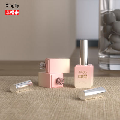 قیمت مناسب بطری ژل لاک مربع 13 میلی لیتر ژل UV خالی بطری ژل لاک ناخن مربع با کاپ برس آنلاین
