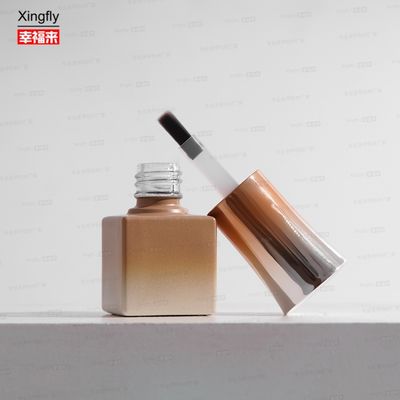 قیمت مناسب 7 میلی لیتر لاک ژل ناخن UV بطری های شیشه ای با برس درپوش بطری خالی تولید مستقیم کارخانه آنلاین