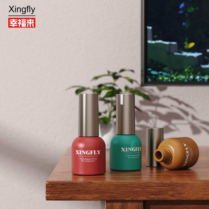 ژل UV 14ml لاک ناخن بطری ژل لاک ناخن شیشه خالی بطری های لاک ناخن چاپ شده سفارشی