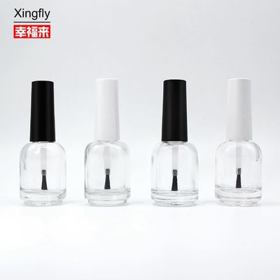 بطری 15 میلی لیتر رنگ ناخن گرد ژل UV بطری رنگ ناخن با کاپ و برس