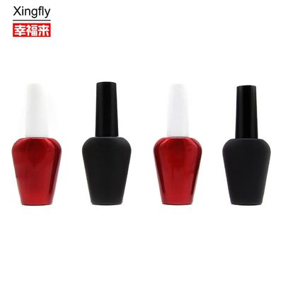ژل UV خالی 15 میلی لیتر بطری لاک ناخن شکل منحصر به فرد با کاپ و برس