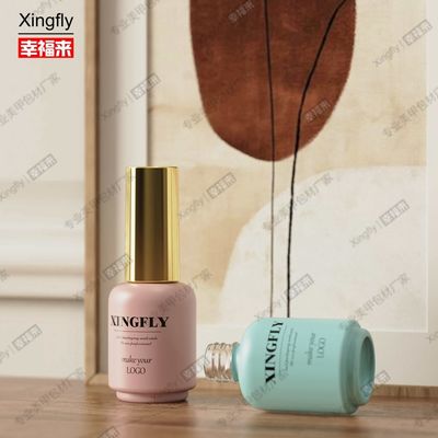 قیمت مناسب 17ml ژل ناخن پولش لوگو سفارشی بطری های لوکس ظرف بسته بندی ژل پولش بطری آنلاین