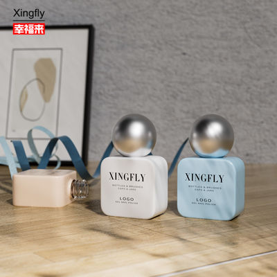 قیمت مناسب 11 میلی لیتر مربع گِل ناخن ظرفی سفارشی ژل ناخن لاک بطری شیشه ای خالی برای لاک ناخن آنلاین