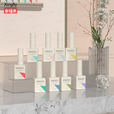 12ml ژل مربع پولش ناخن خالی لاک UV پولش شیشه ای بطری با کاپ برس