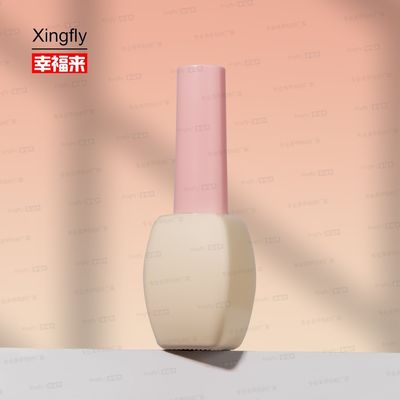 12ml بسته بندی آرایشی ژل ناخن پولش روغن شیشه ای بطری با کاپ برس برای ژل