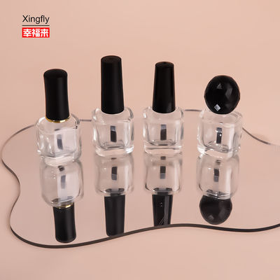 قیمت مناسب بطری های لاک ژل شیشه ای خالی شفاف منحصر به فرد 8 میلی لیتری سفارشی با برس درپوش آنلاین