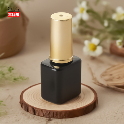 15 میلی لیتر شیشه مربع لیوان ناخن بطری ژل UV ژل خالی ژل لیوان مجموعه بطری برای روغن لیوان ناخن